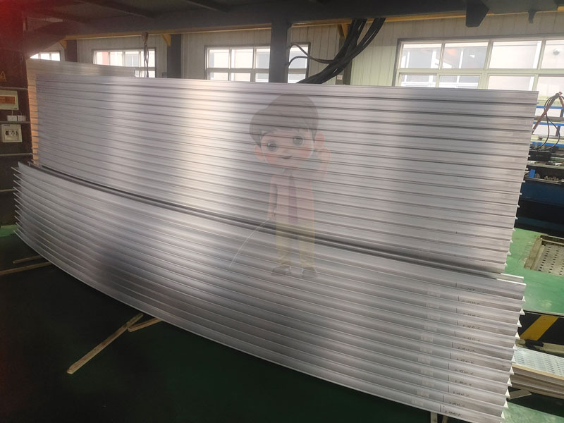 單元式幕型材拉彎